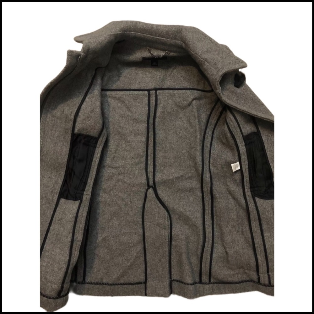 BANANA REPUBLIC WOOL TOGGLE COAT Sz XS - Picture 7 of 8